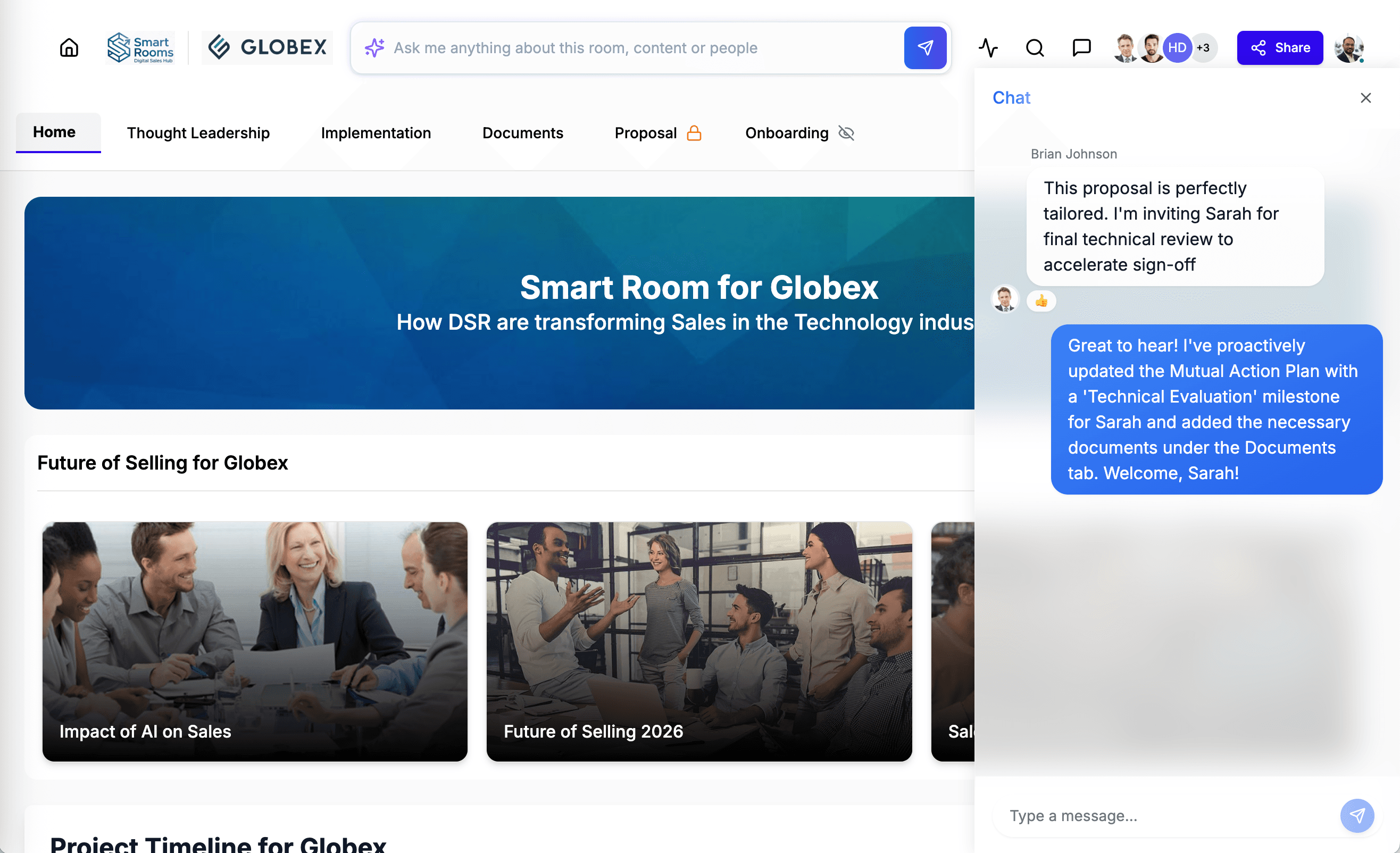 Digital Sales Room